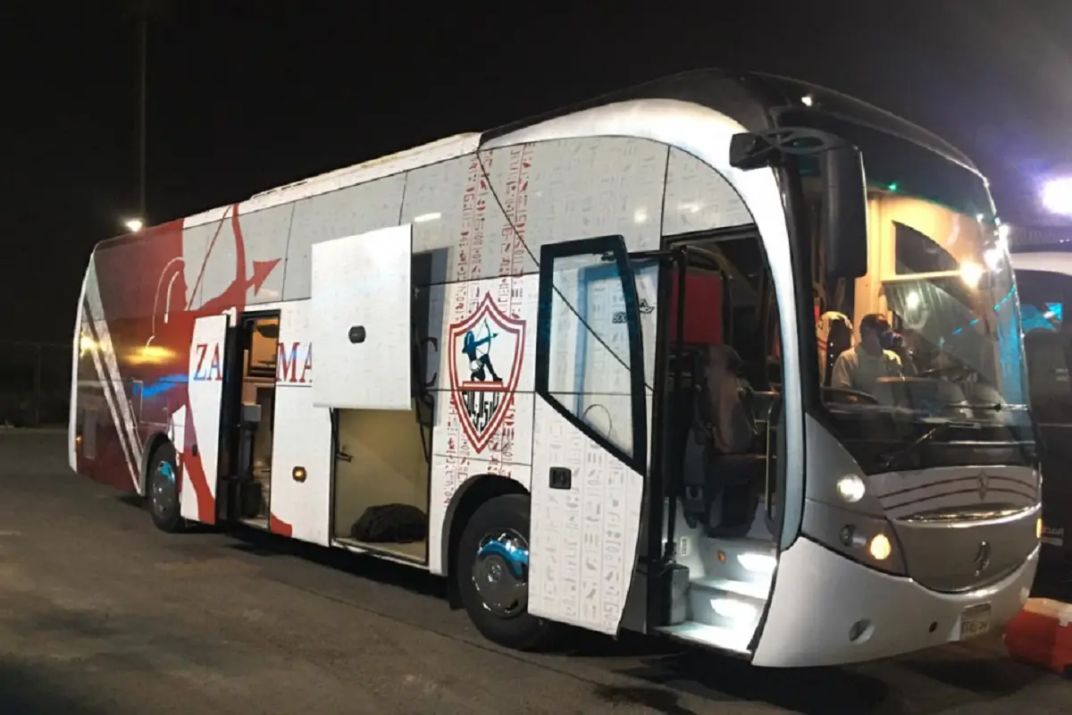 حافلة فريق الزمالك