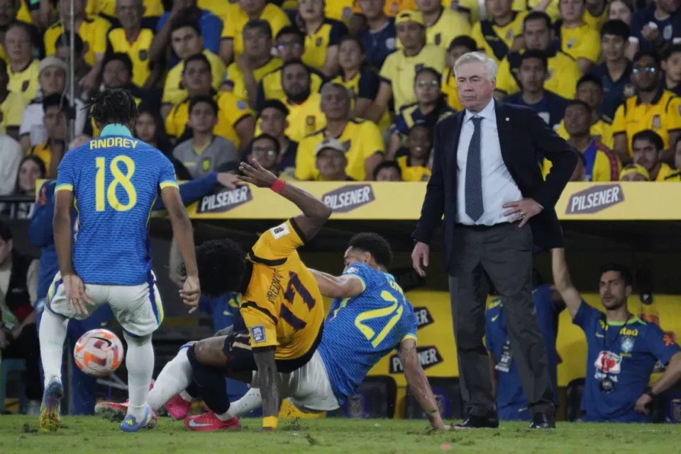 أنشيلوتي مدرب منتخب البرازيل