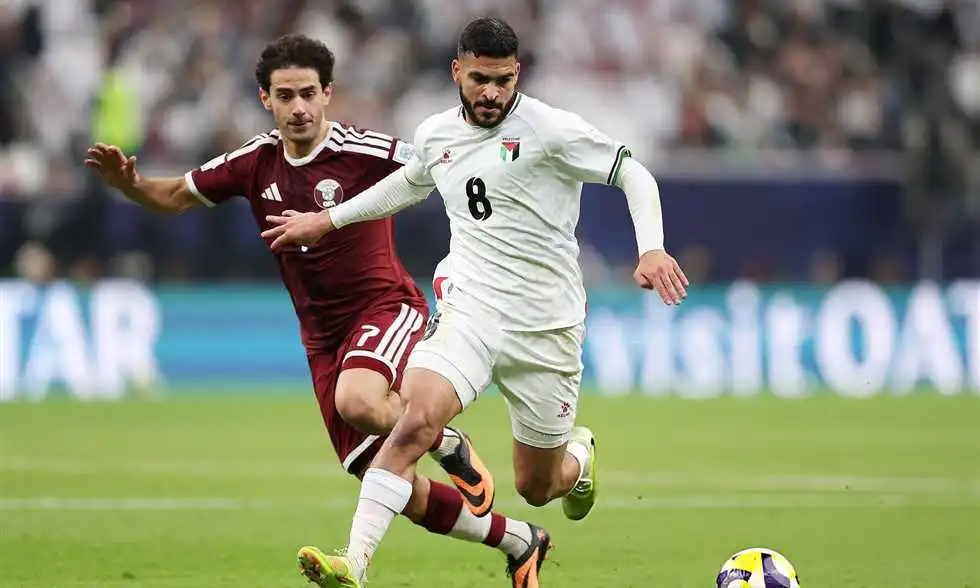 حامد حمدان لاعب منتخب فلسطين