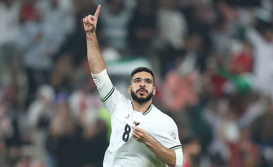 حامد حمدان لاعب منتخب فلسطين