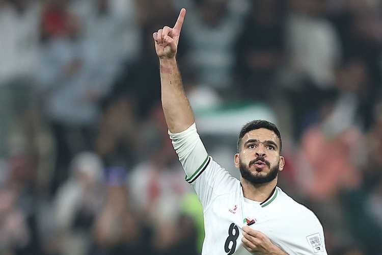 حامد حمدان لاعب منتخب فلسطين