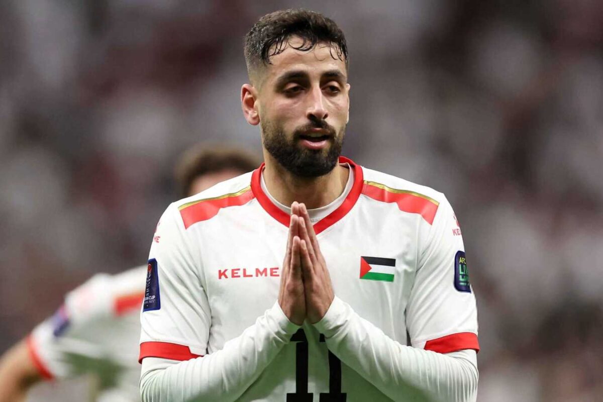 عدي الدباغ مهاجم منتخب فلسطين