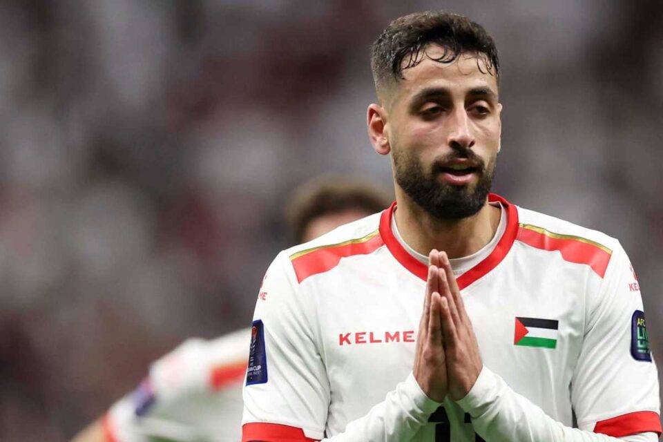 عدي الدباغ مهاجم منتخب فلسطين