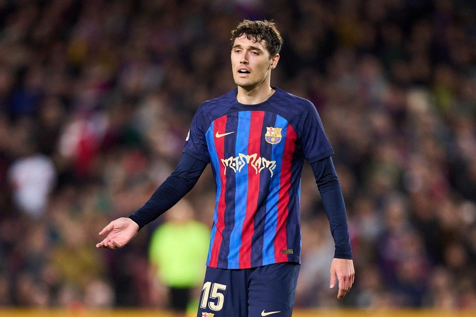 أندرياس كريستنسن لاعب برشلونة