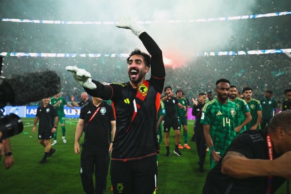 نواف العقيدي حارس مرمى المنتخب السعودي