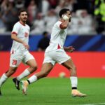 من مباراة الأردن والإمارات