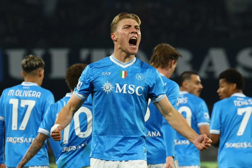 راسموس هويلوند مهاجم نابولي