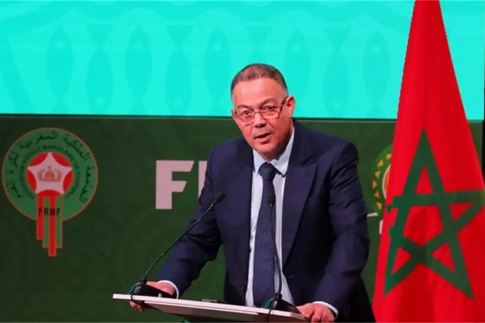 فوزي لقجع رئيس الاتحاد المغربي لكرة القدم
