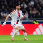 رشيد غزال لاعب ليون الفرنسي