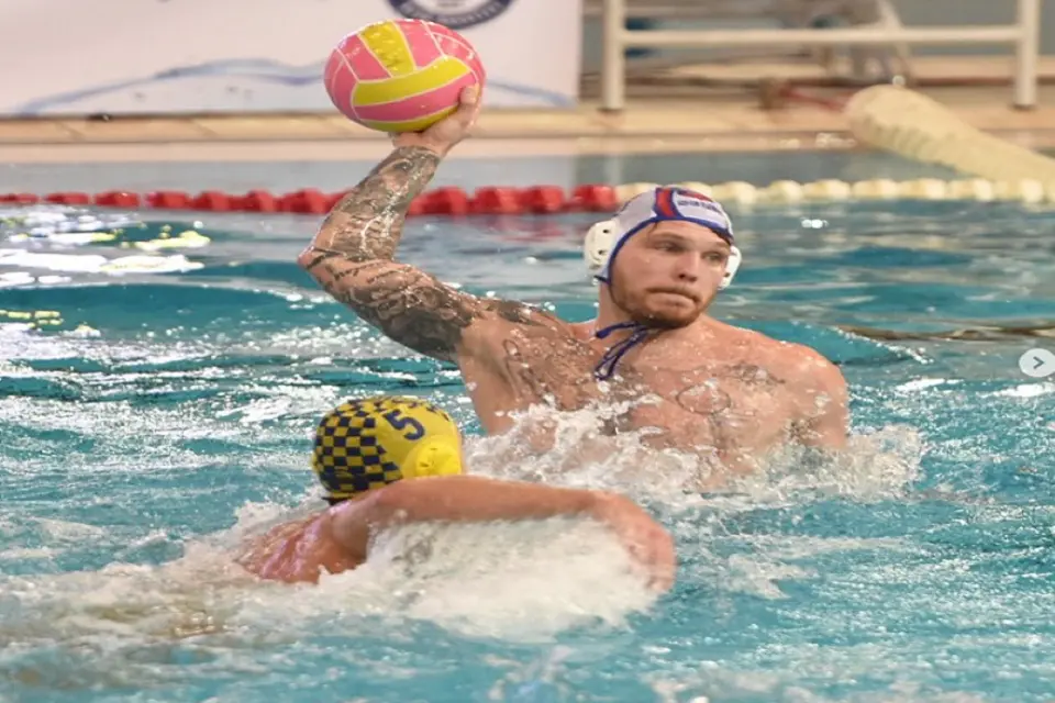 مباراة الكويت وبن عروس التونسي في البطولة العربية لكرة الماء للأندية