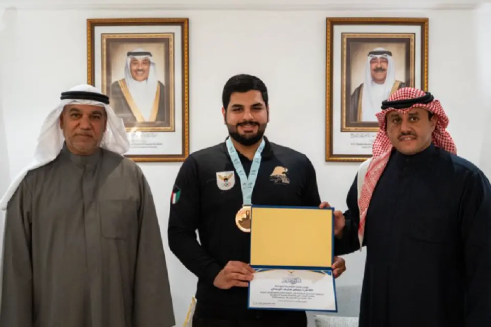 تكريم بطل الكيوكشن كاراتيه