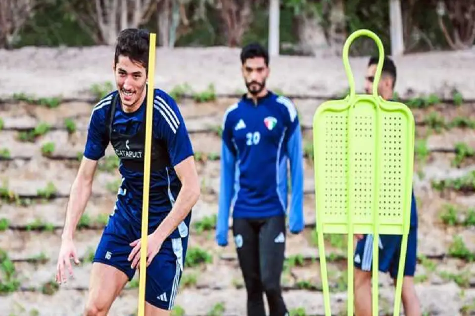 خالد صباح لاعب القادسية ومنتخب الكويت