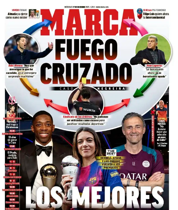 صحيفة ماركا يوم 17 ديسمبر 2025