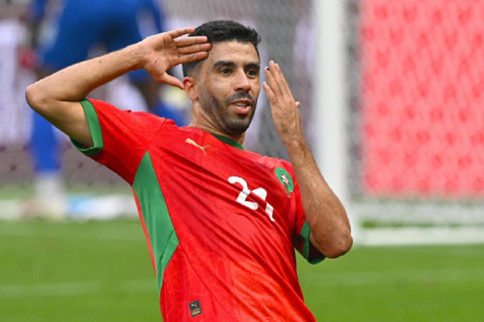 كريم البرقاوي لاعب المغرب