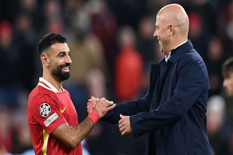 محمد صلاح وأرني سلوت