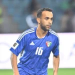 معاذ الأصيمع لاعب منتخب الكويت