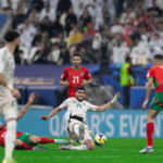 من مباراة المغرب والسعودية