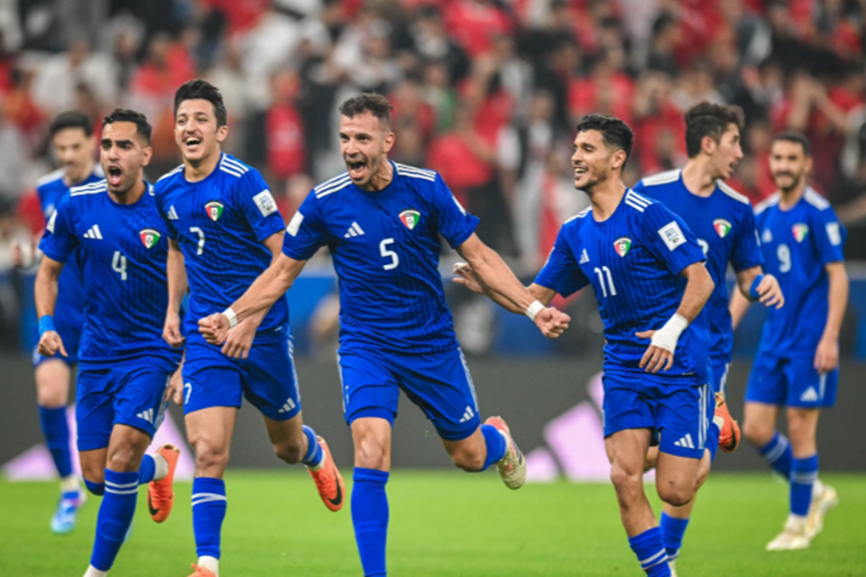 فهد الهاجري لاعب منتخب الكويت