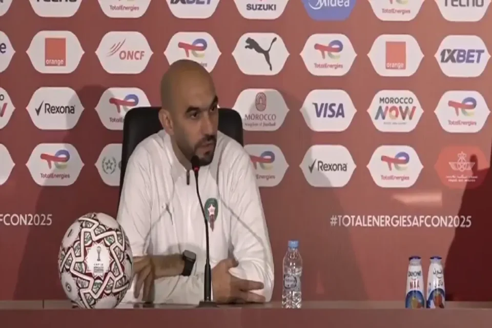 وليد الركراكي مدرب منتخب المغرب