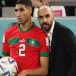 الركراكي مدرب المغرب وأشرف حكيمي