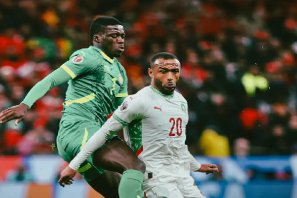 الشوط الأول بين المغرب والسنغال