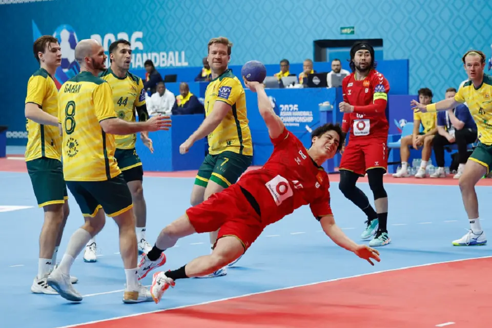 اليابان وأستراليا في بطولة آسيا لكرة اليد