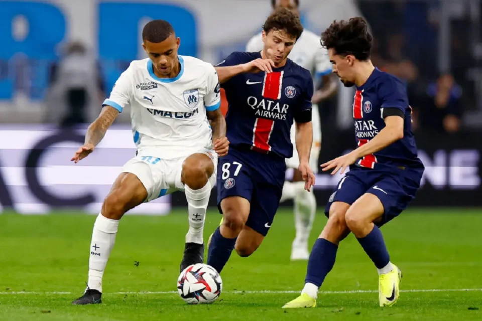 مباراة باريس سان جيرمان ومارسيليا