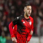 حكيم زياش لاعب الوداد المغربي