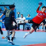 مباراة كوريا واليابان البطولة الآسيوية لكرة اليد