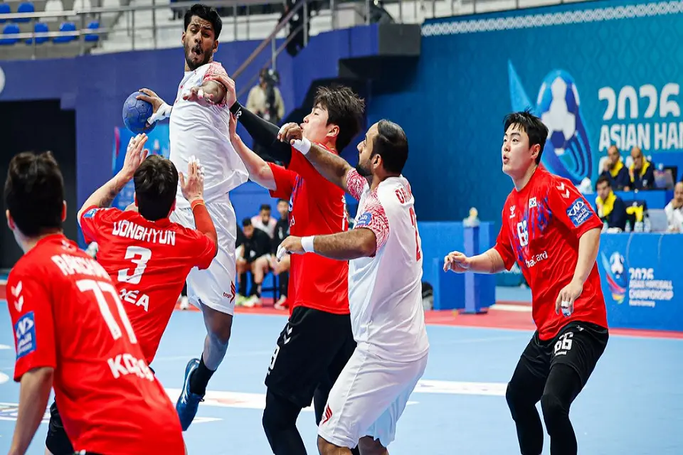 كوريا وعمان في بطولة آسيا لكرة اليد