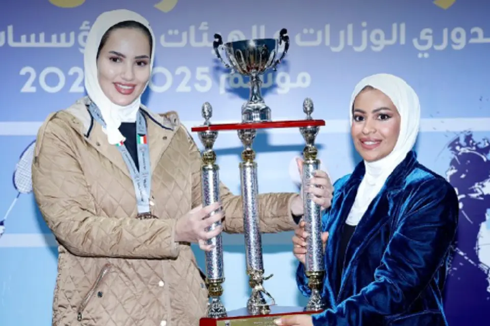 وزارة التربية بطل دوري الوزارات للاسكواش