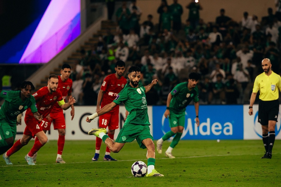 الأهلي السعودي وشباب أهلي دبي