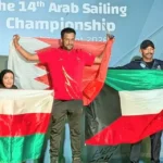 سعود المسعود لاعب المنتخب الوطني للشراع